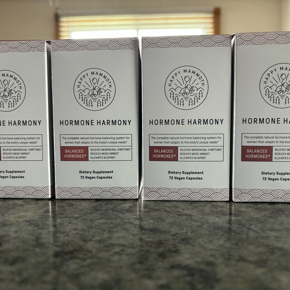 Brand new, never opened vitamins for stabilizing your hormones.